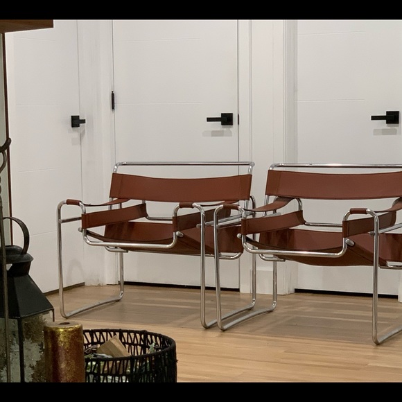 2 Waissily chairs by Marcel Breuer for Knoll - Picture 1 of 5